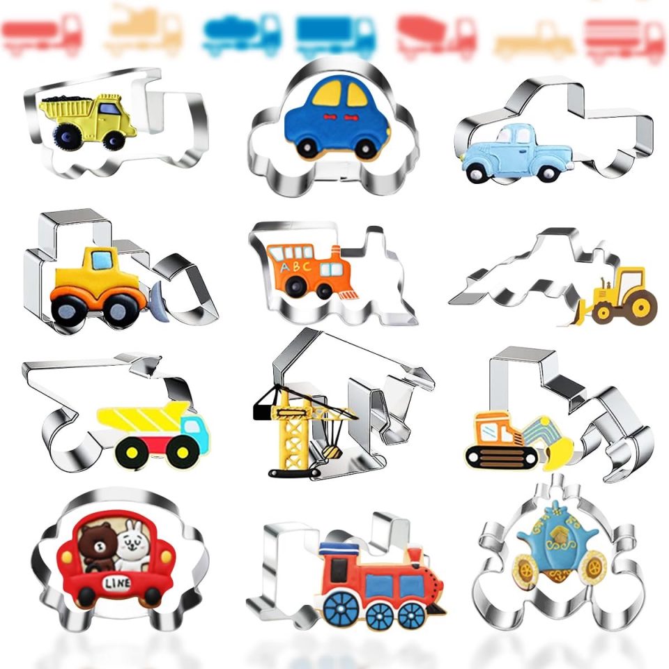 Sunxbuk Koekjesvormpjes voor kinderen (12 stuks)