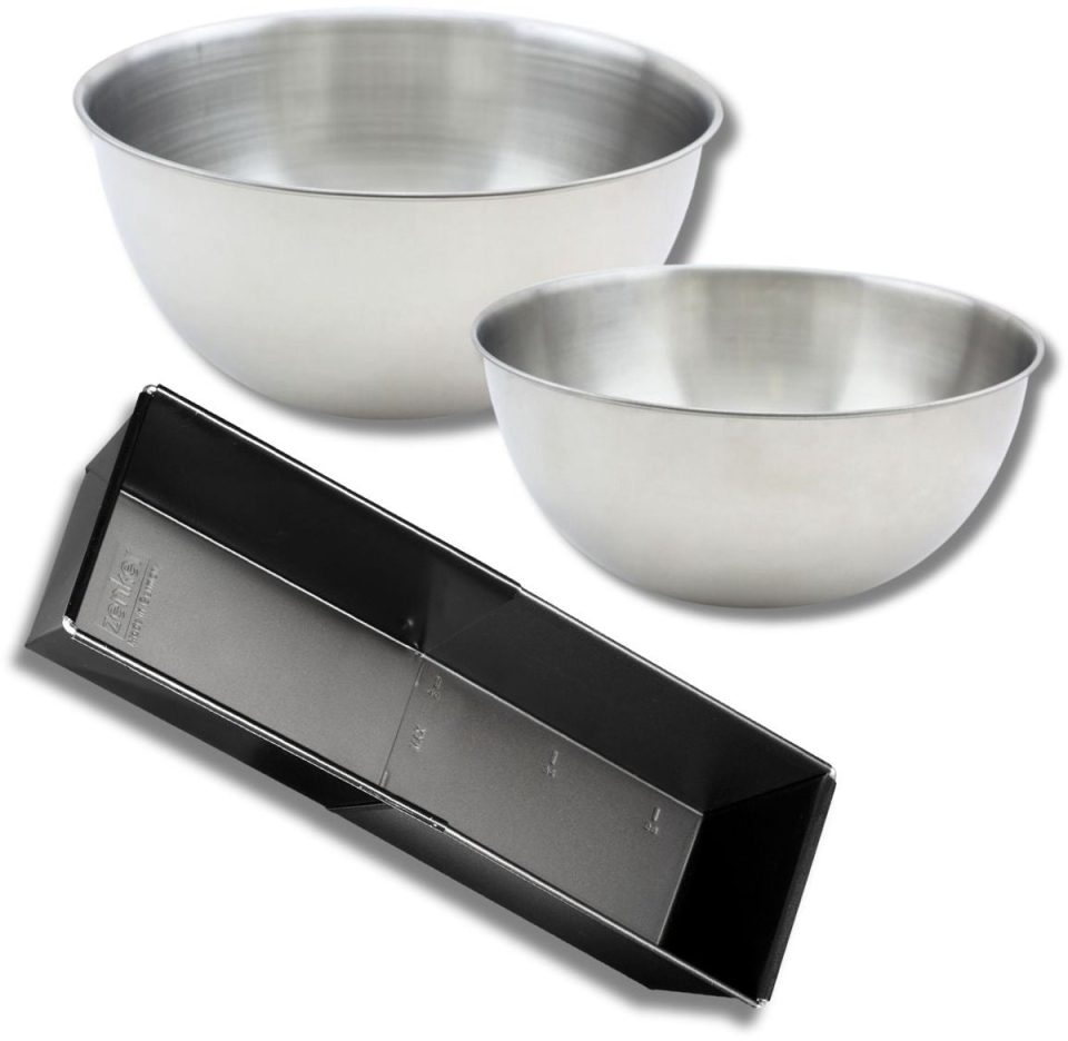 Zenker cakevorm Set bestaande uit 1 uitschuifbare & 2