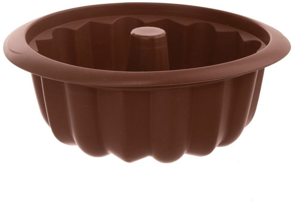 Orion siliconen bakvorm Sillinie Rond Bruin 26 cm