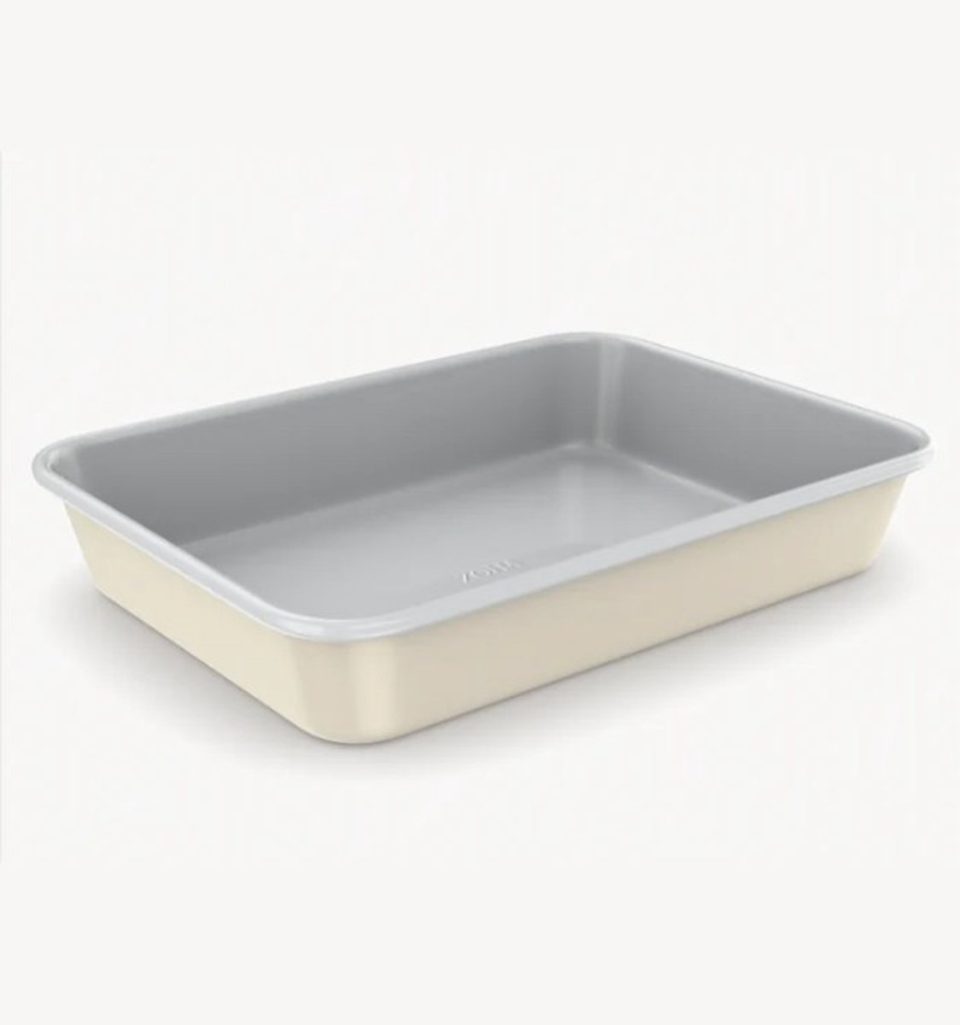 Zoha bakvorm Rechthoekige Keramische Beige 37,5 x 27,3 cm