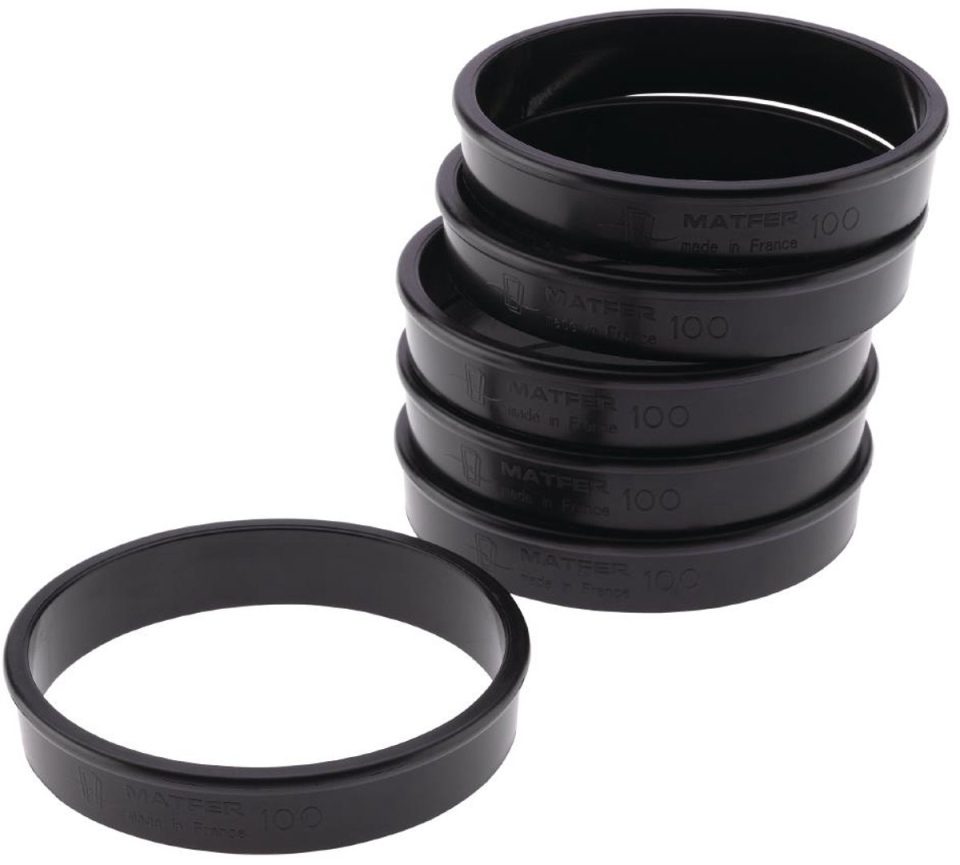 Matfer Bourgeat Exoglass Taartringen 10(Ø)cm (6 stuks)
