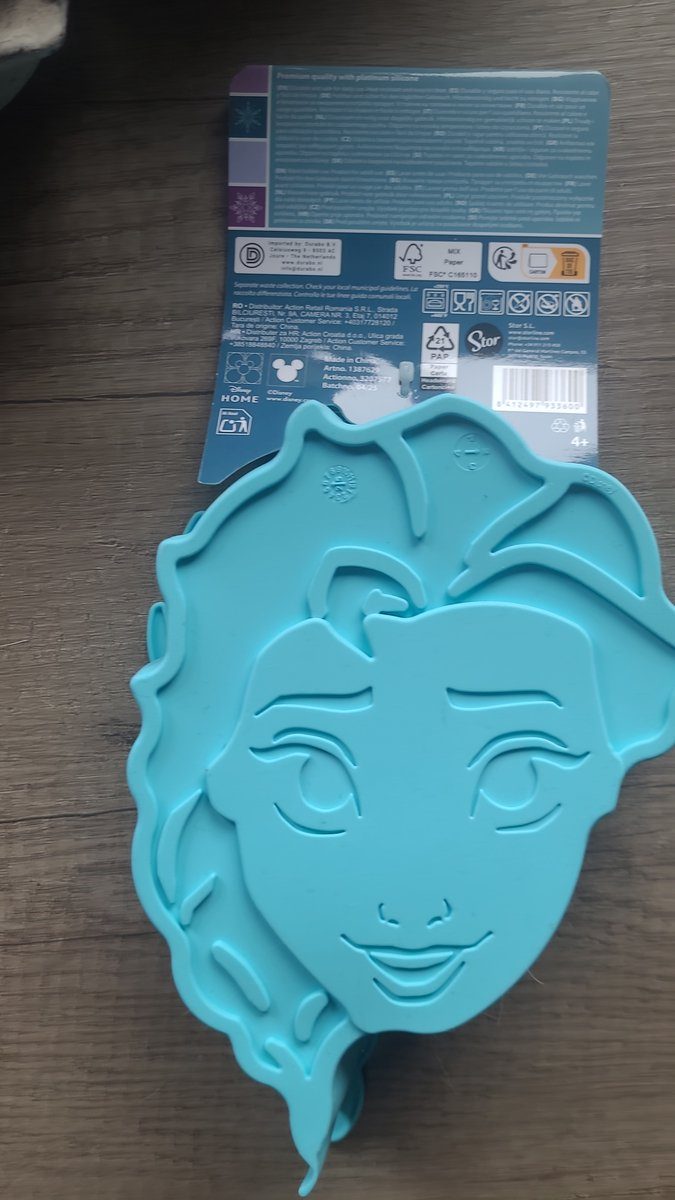 Disney siliconen bakvorm Frozen Hittebestendig & Veilig