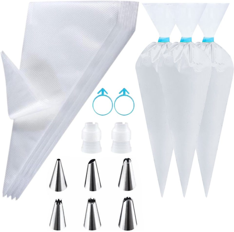 JVS Products spuitzakken Set Wit (100 stuks)