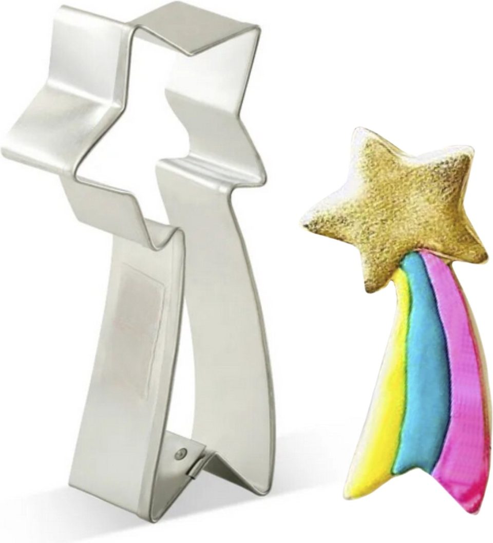 Winkrs uitsteekvorm Vallende Ster Kerst Cookie Cutter 9,5 cm