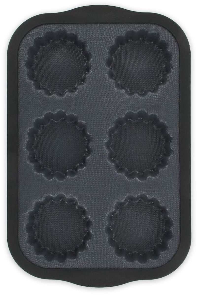 Zenker Mal 6 mini taartjes Siliconen glasvezel 28 x 18 cm