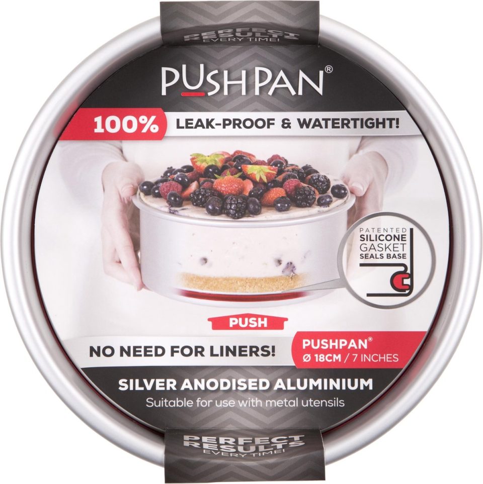 Wham springvorm PushPan Aluminium Rond Ondiep 18 cm