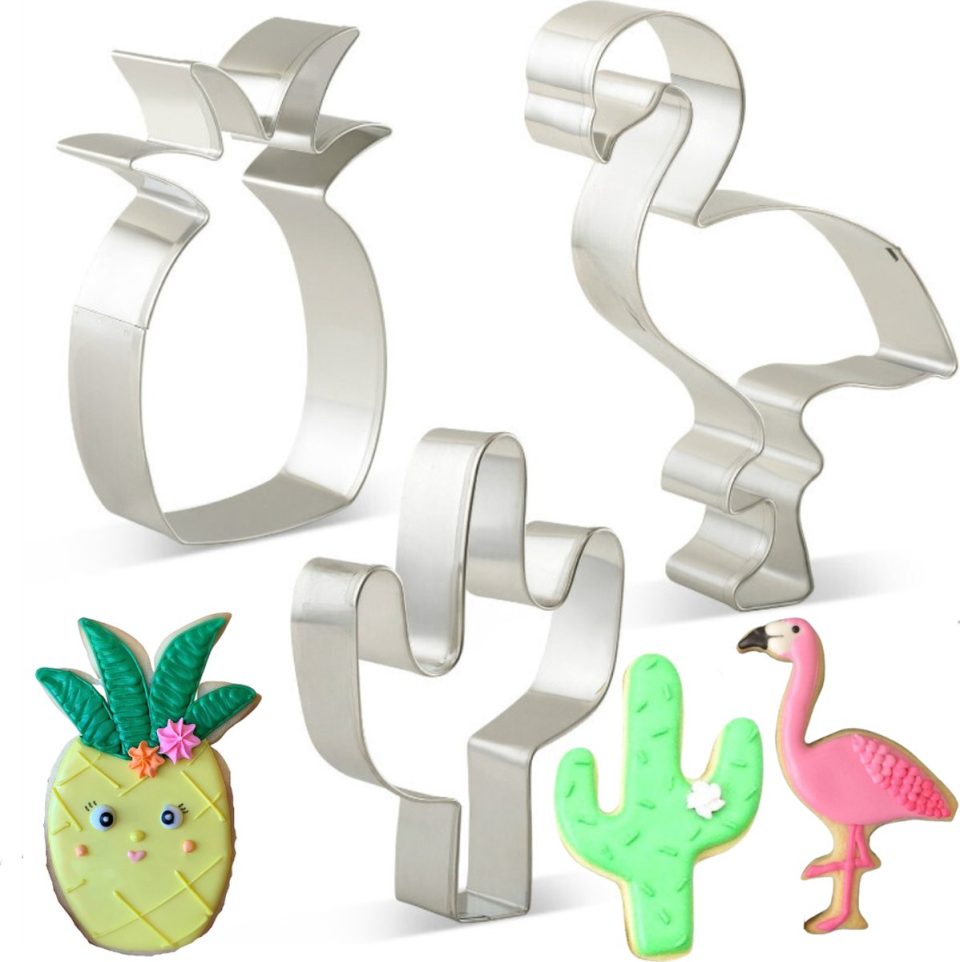 Winkrs uitsteekvormpjes Tropische Set van 3
