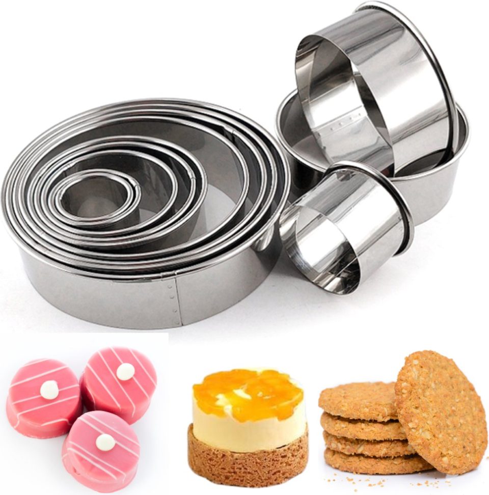 Winkrs RVS Uitsteekringen Set van 12 115 mm