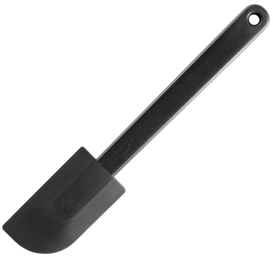 GastroMax Gastro Max siliconen deegschraper, (B), zwart 55 mm