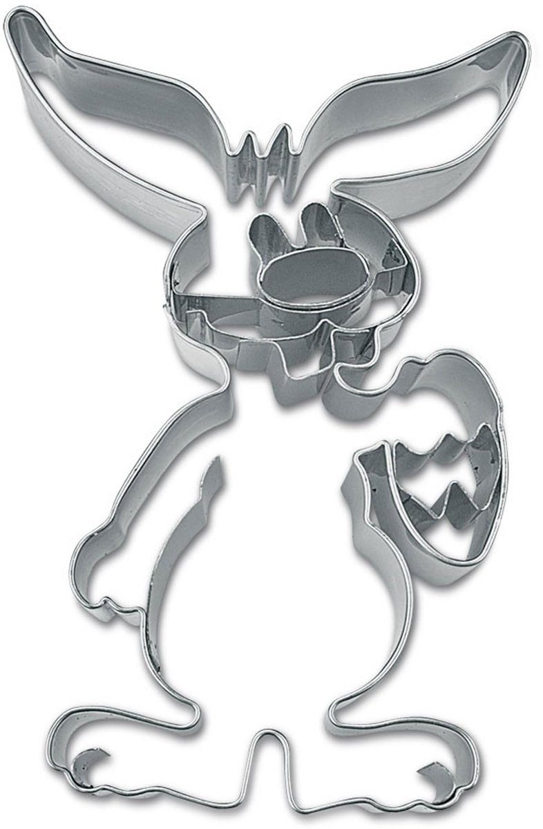 Städter 116047 Koekjesvorm, roestvrij staal zilver 10,5 x 10,5 x 10,5 cm