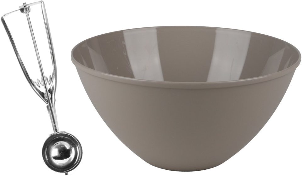 Urban Living Oliebollen bakken set beige 5 l 23 cm