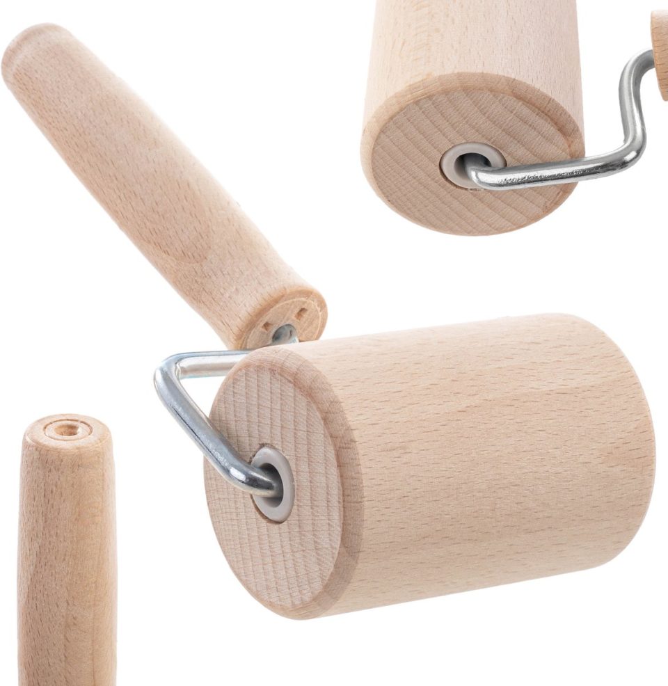 Kadax deegroller Cilindrische met handvat 8,3 cm
