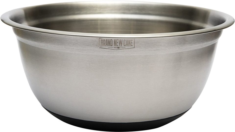 Brand New Cake beslagkom RVS Anti-Slip (Ø28cm) 4,8 l