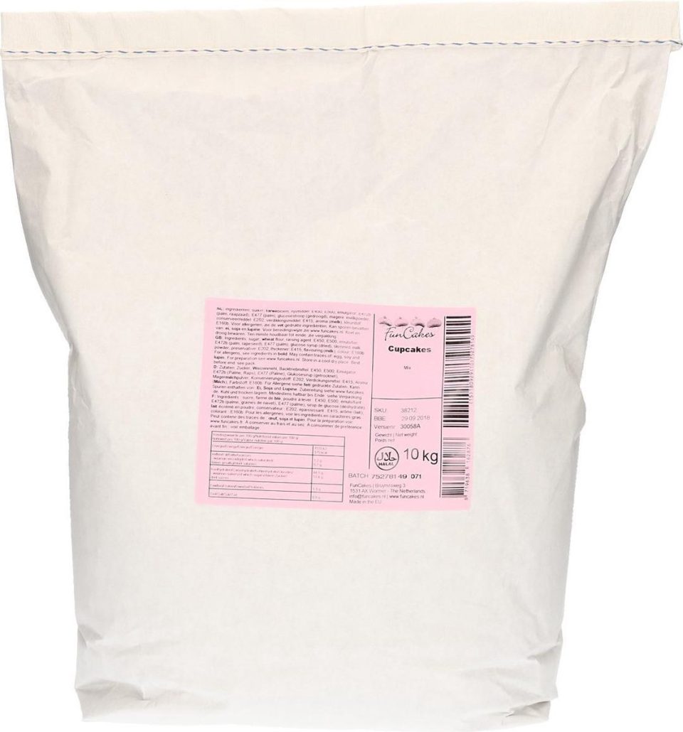 FunCakes bakmix voor Cupcakes 10 kg