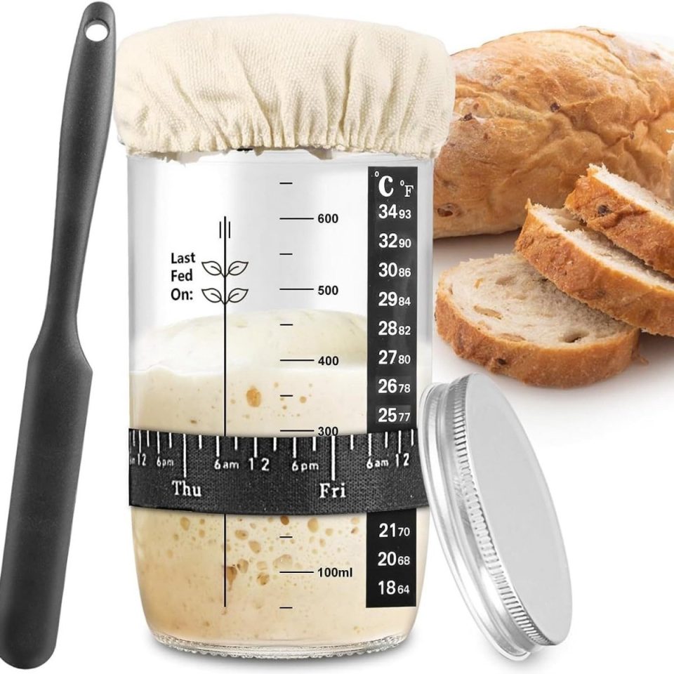 GelldG Pot voor Zuurdesemstarter 680 ml