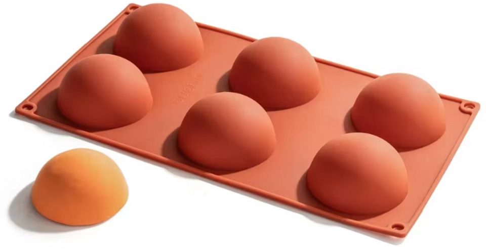New Age Devi siliconen bakvorm Halve Bollen (6 stuks)