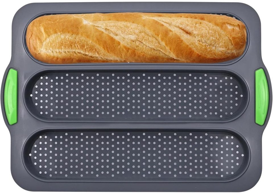 Ibenzoa Baguettevorm van siliconen met drie sleuven