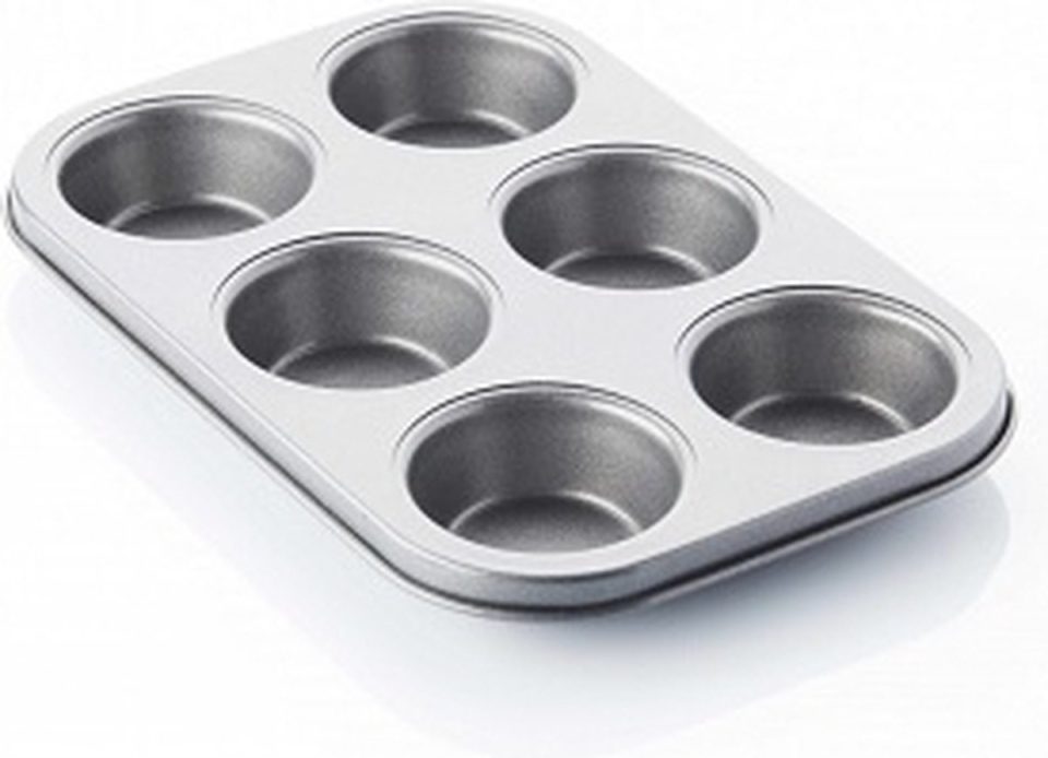 Point-Virgule bakvorm met voor 6 muffins 27 x 18,5 x 3 cm