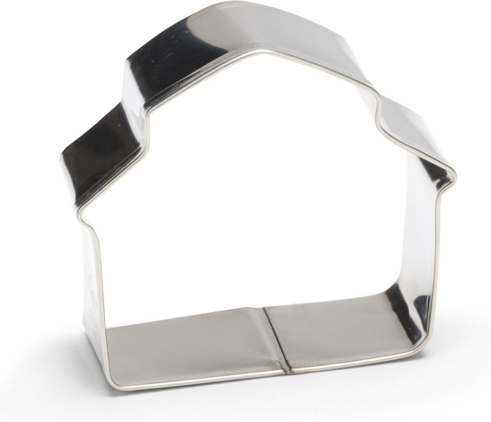 Patisse uitsteekvorm Boerderij RVS zilver 7 cm