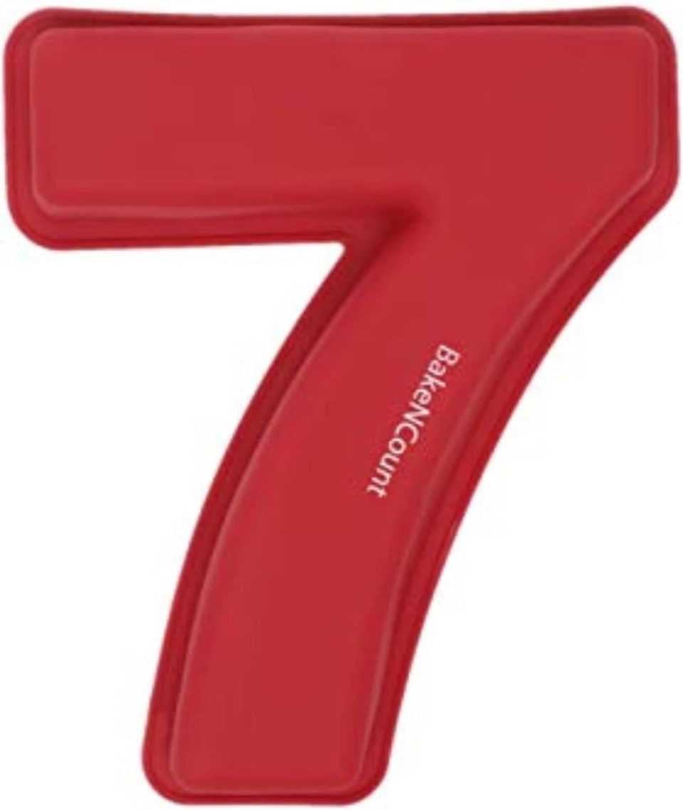 BakeNCount bakvorm Nummers Nummer 7 26 x 21 x 5 cm
