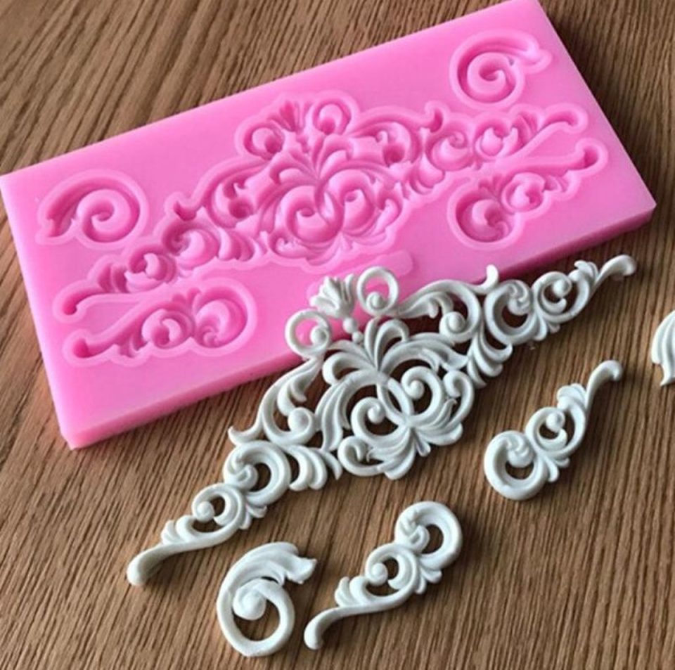 WiseGoods Professionele Siliconen Suikervorm Taart Bakken Roze