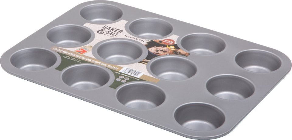 Wham Baker & Salt Non-Stick Tin for 12 Muffins