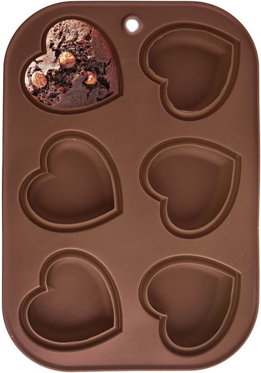 orion group muffinvorm Silicone Oranje Hart sillinie