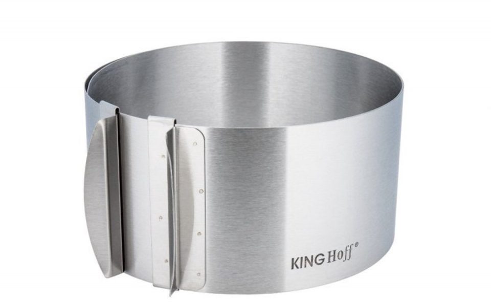 Kinghoff taartring Verstelbare 30 cm 8,5 cm