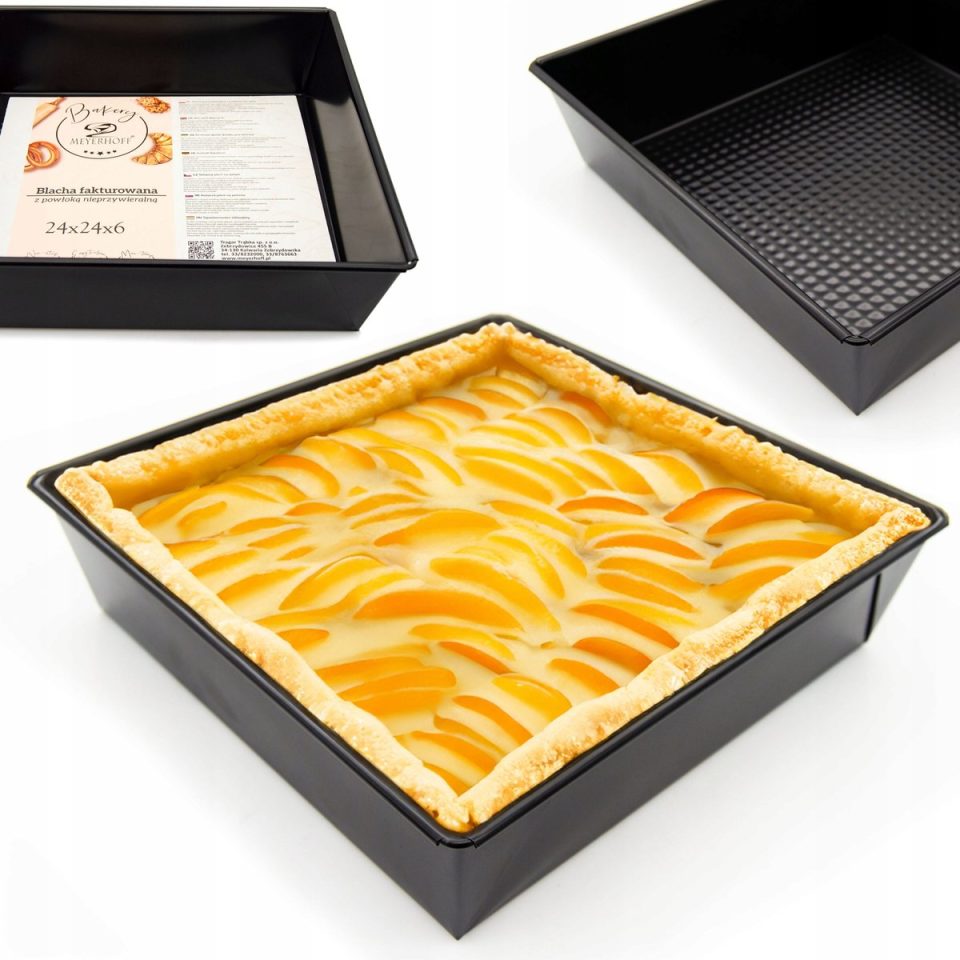 Meyerhoff cakevorm Zwart 24 cm 24 x 24 x 6 cm
