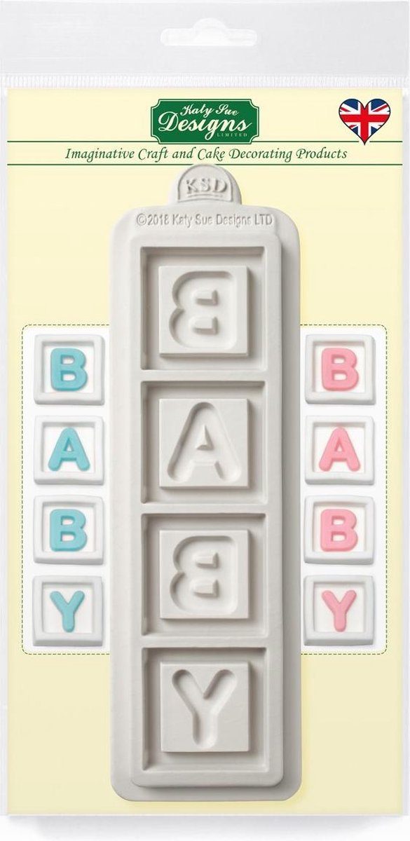 Katy Sue siliconen mal Babyblokken