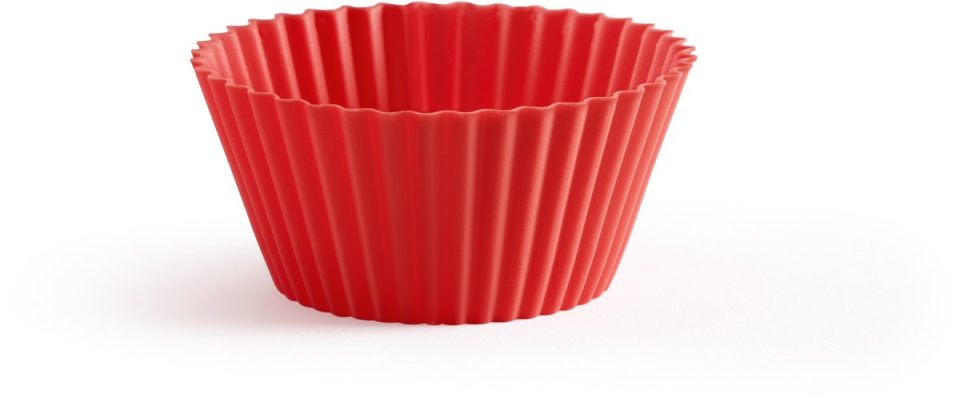 Lékué bakvorm ø Set van 6 Red 7 cm