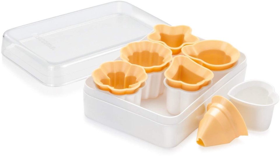 Tescoma Delicia koekjesvormpjes traditioneel geel/wit (6 stuks)