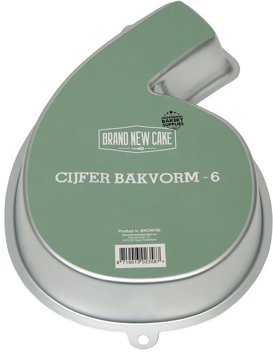 BrandNewCake bakvorm Cijfer set 9/stuks 0 t/m 9
