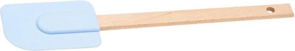 Patisse pannenlikker Siliconen/hout Lichtblauw 2-delig 27 cm