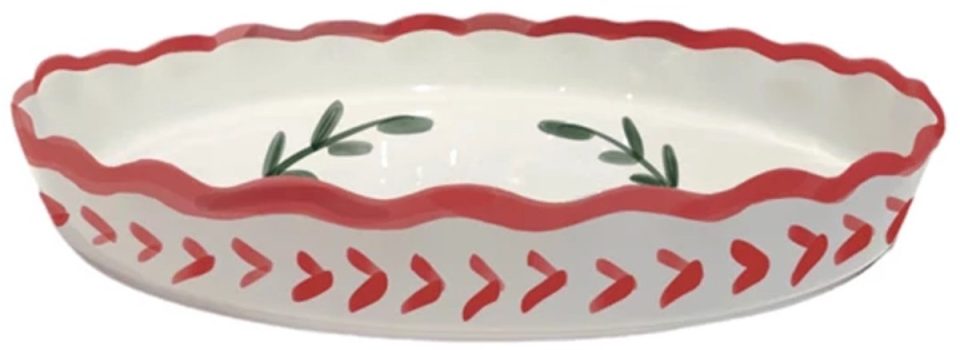 Val Pottery taartvorm Marvelous D32cm H5cm rood