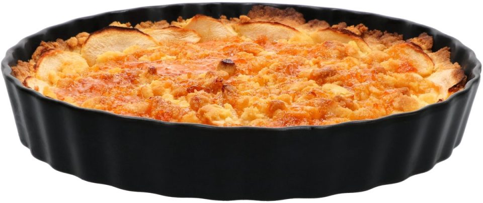 MamboCat taartvorm nero quiche/ zwart 24302061 25 cm