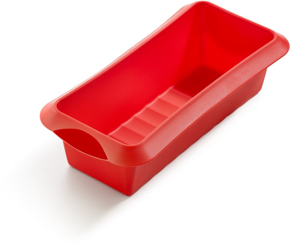 Lékué cakevorm Rechthoek Siliconen Red 24 cm
