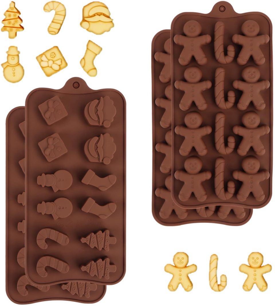 Duraxl Kerstchocoladevorm (4 stuks)