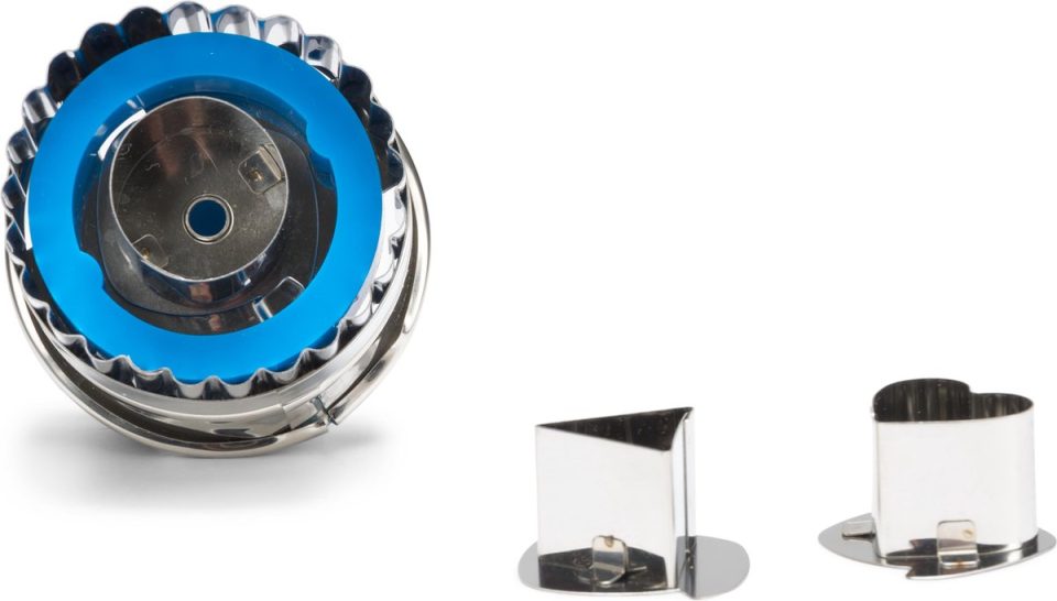 Patisse uitsteekvormen Linzer rvs zilver 4-delig 5 cm