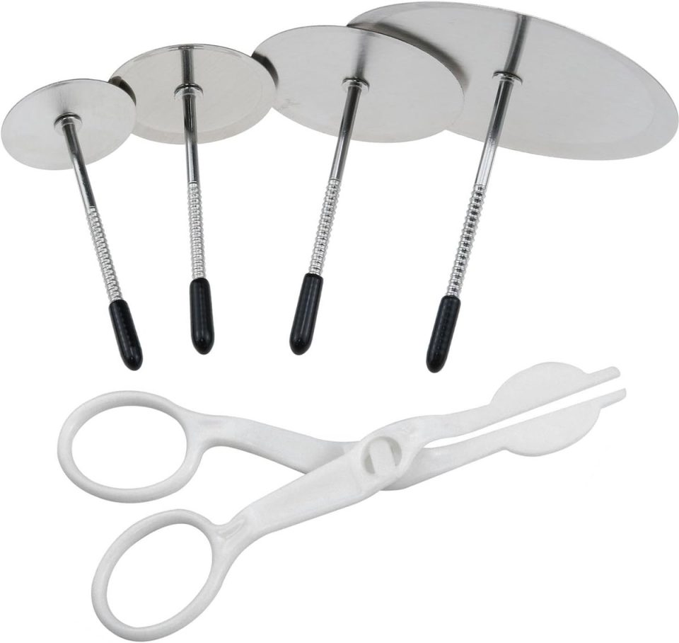 Daity 5-delige taartdecoratieset met spijkers en kelkjes