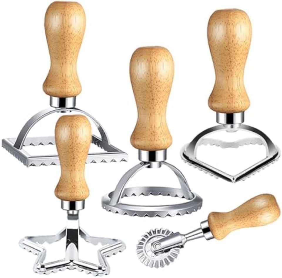 PromoHome Ravioli Uitsteekvormen Set (5 stuks)