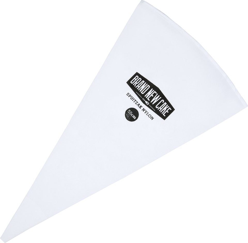 Brand New Cake spuitzak Nylon Wit 55 cm
