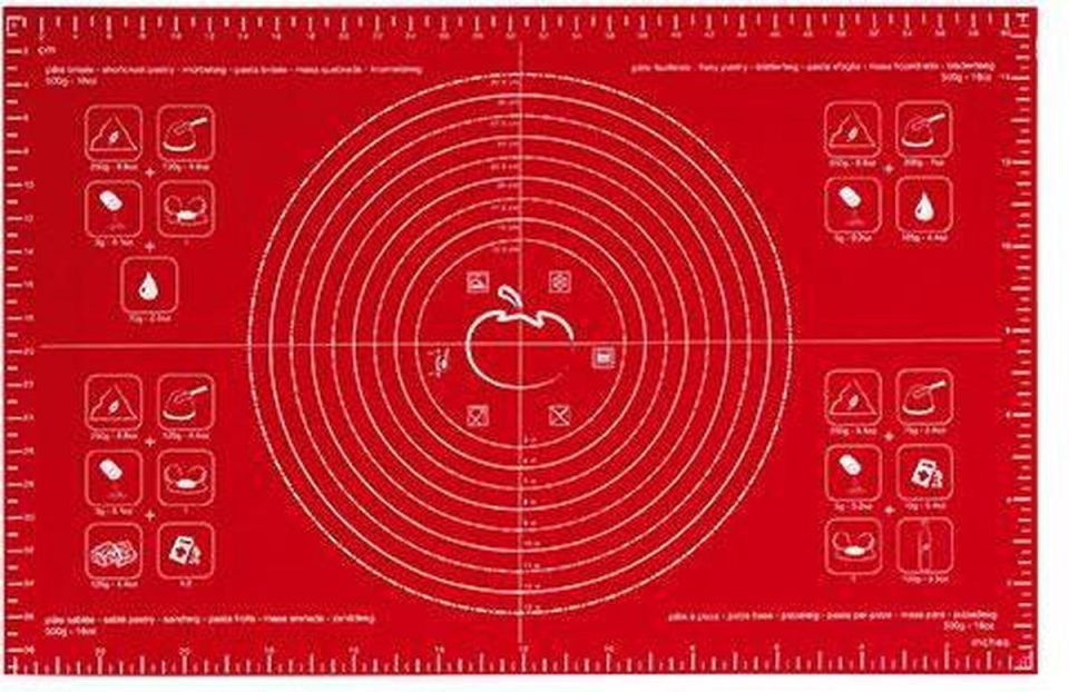Mastrad bakmat Groot Siliconen Rood
