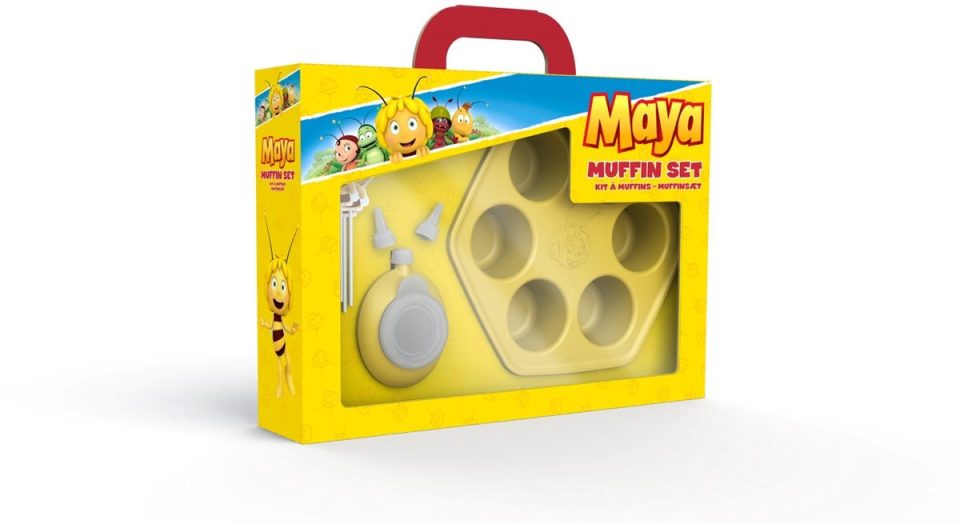 Maya de Bij Muffinbakvorm 6 Muffins Geel