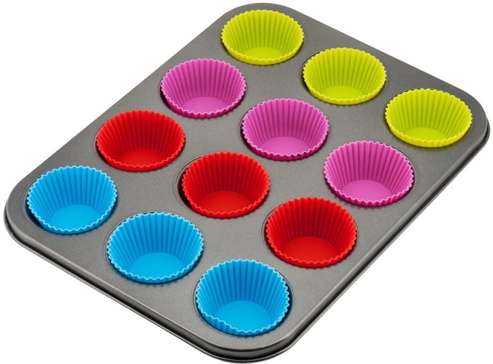 Kinghoff muffinvorm Kh-4188 Serie Siliconen Inzetstukken