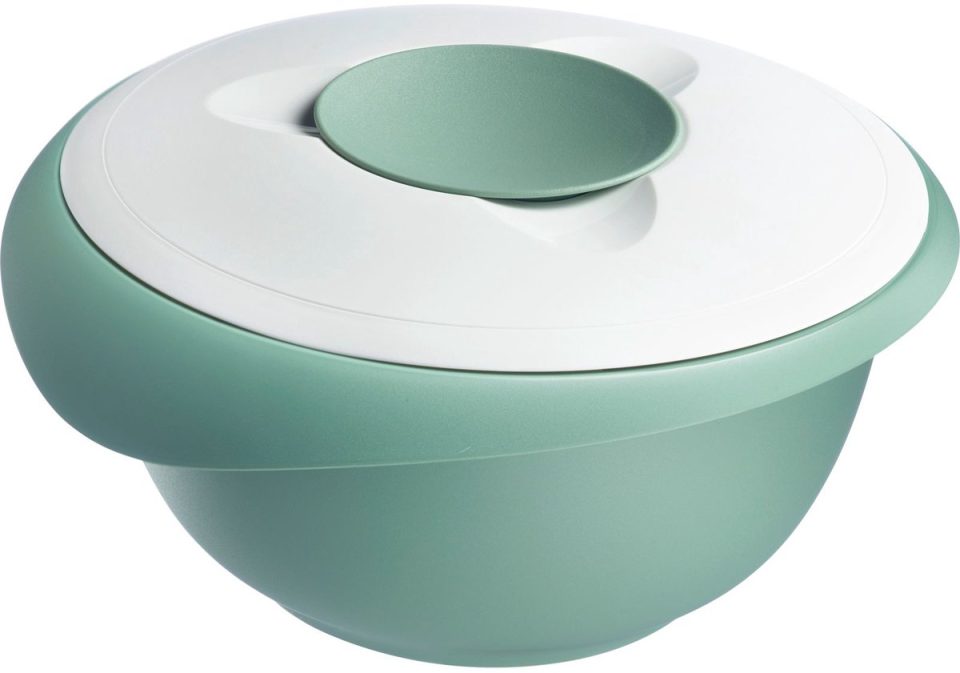 Westmark Mengkom met tweedelige deksel wit mint groen 2,5 l