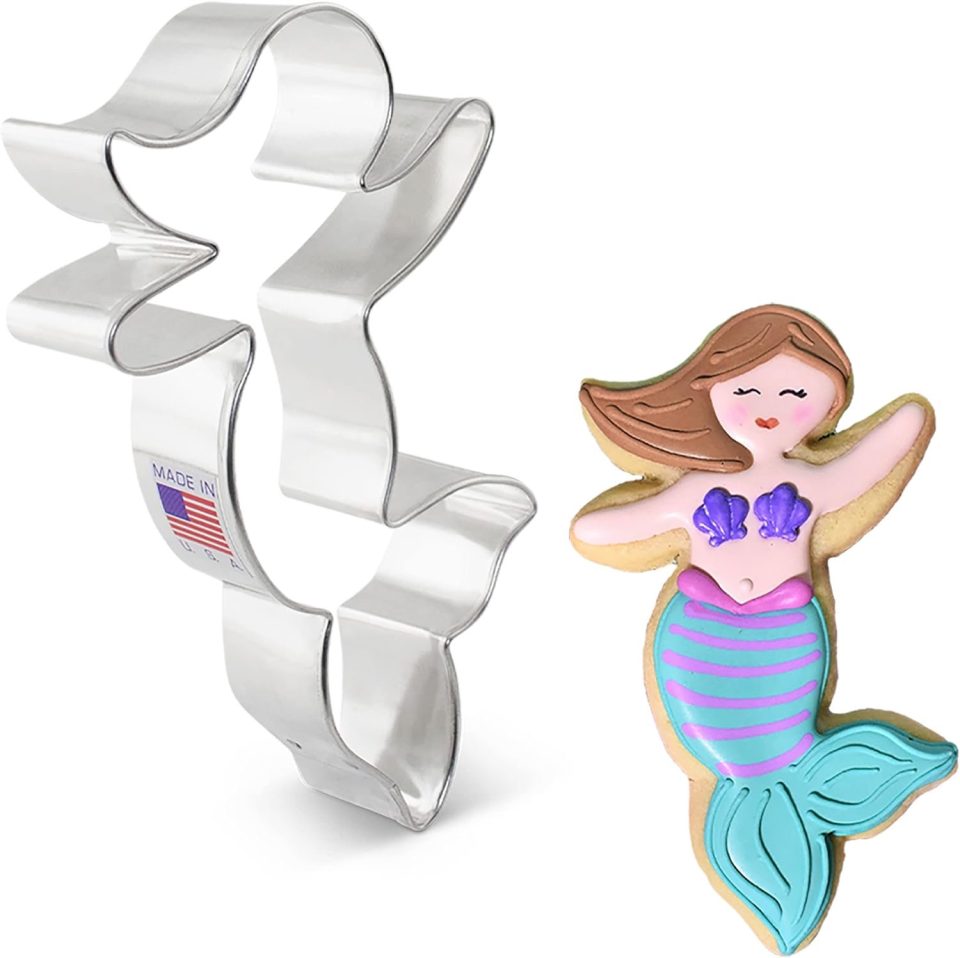 Ann Clark Cookie Cutters Ann Clark Zeemeermin Koekjesvorm 12 cm