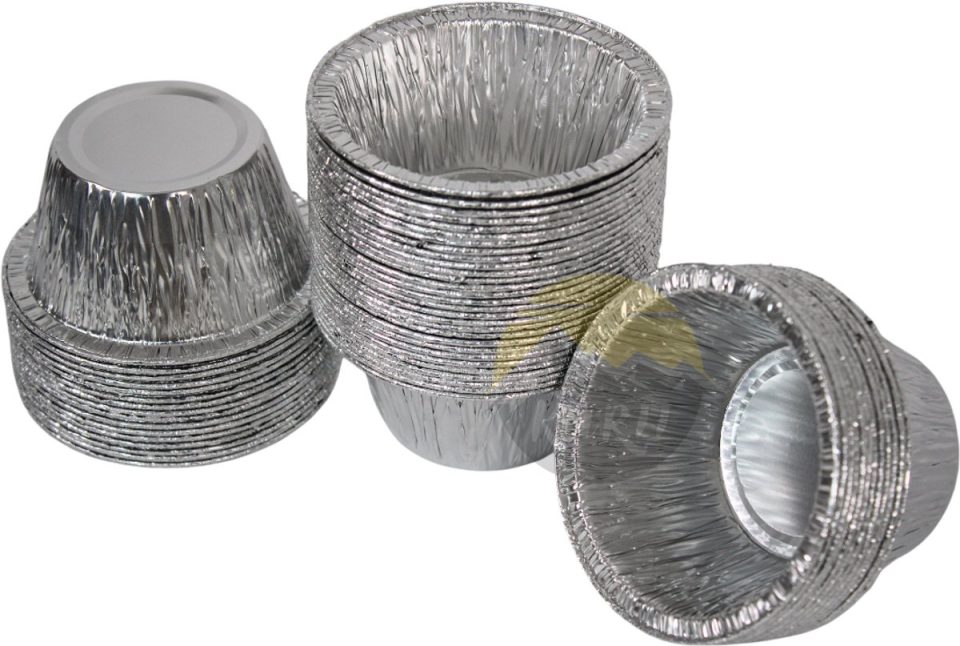 Kurtt 100 Aluminium Cupcake vorm 120 ml 85 x 39 mm