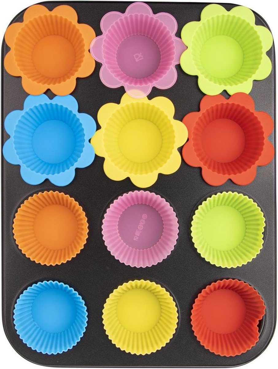 orion group muffinvorm met Cupcake Vormpjes (12 stuks)