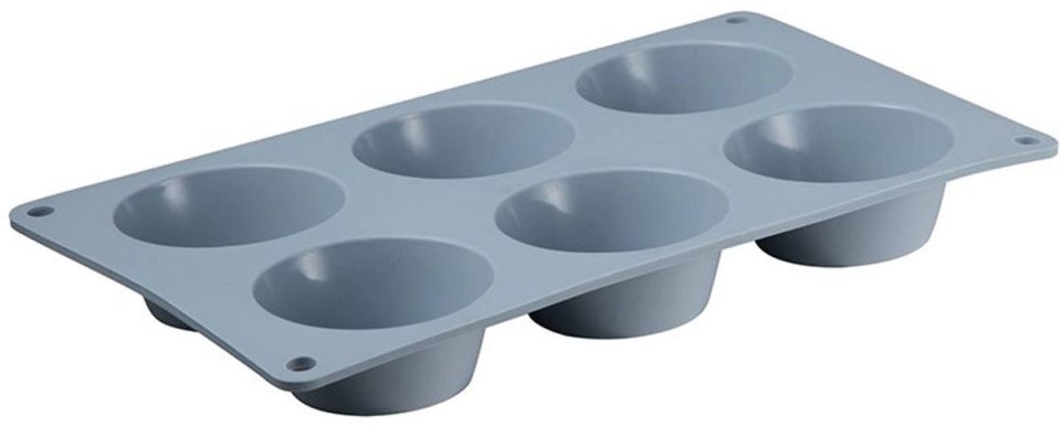 San Ignacio siliconen mal voor 6 muffins, ø26.8x16.5x3cm.